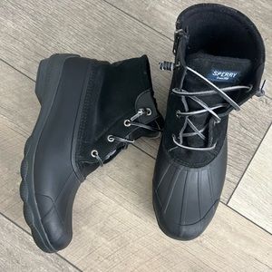 Sperry Saltwater DuckBoots Velvet Black